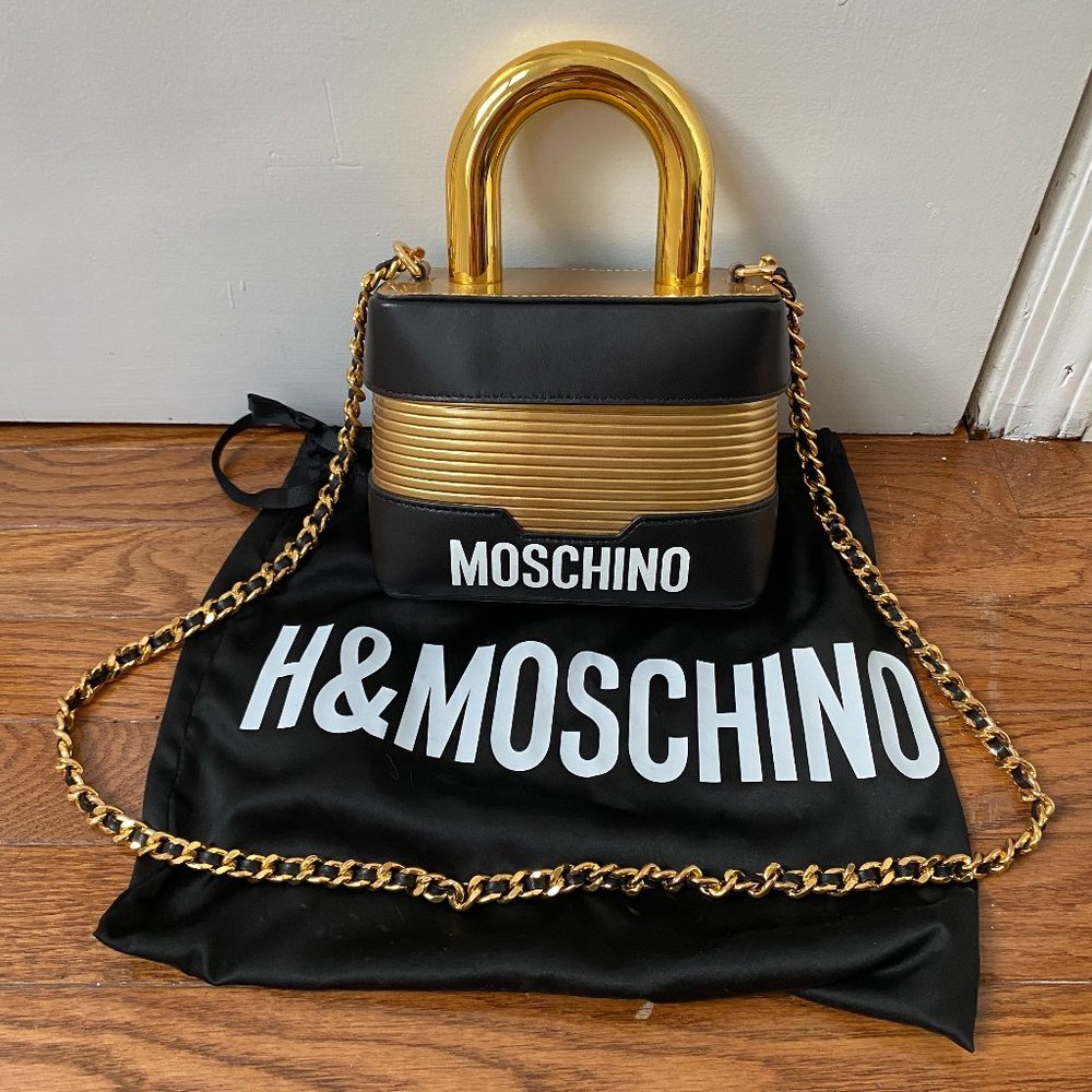 RARE! H&Moschino Lock Bag